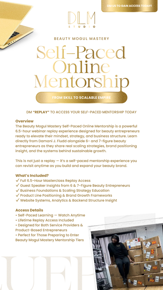 Beauty Mogul Mastery Blueprint — Self Paced Mentorship